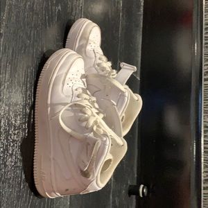 White high top air force ones